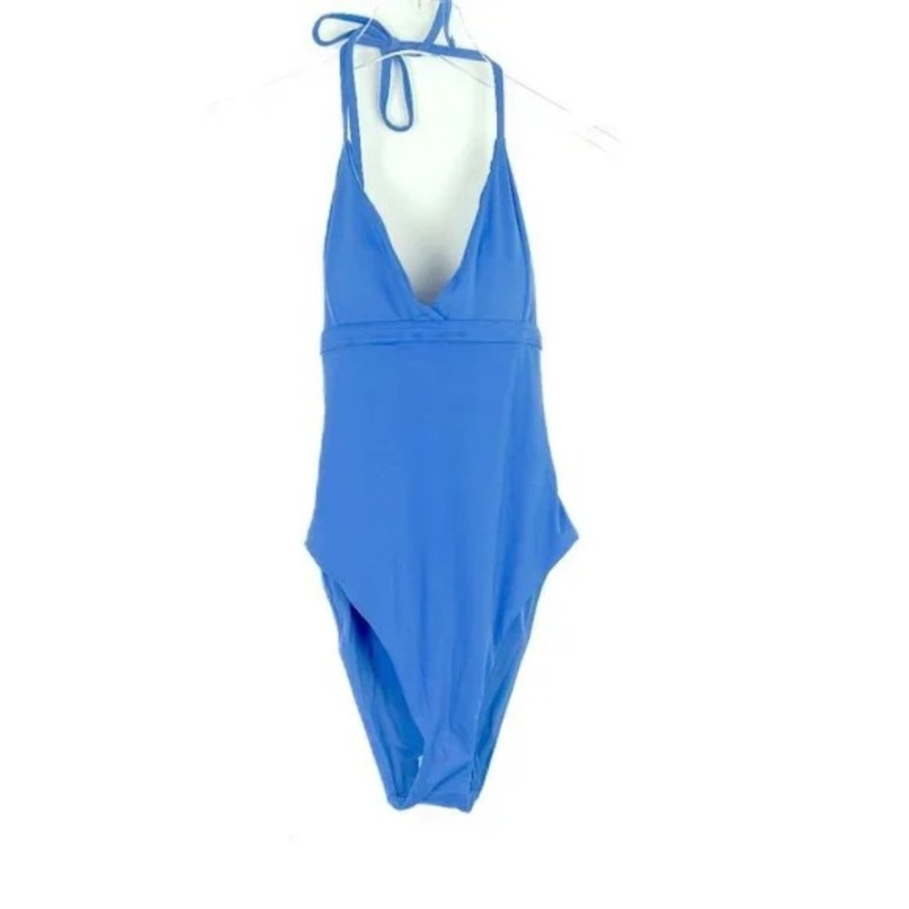 NWT Andie Swim The Lagos One Piece Swimsuit Flat Smooth Horizon Blue Size XL NEW - Picture 2 of 12